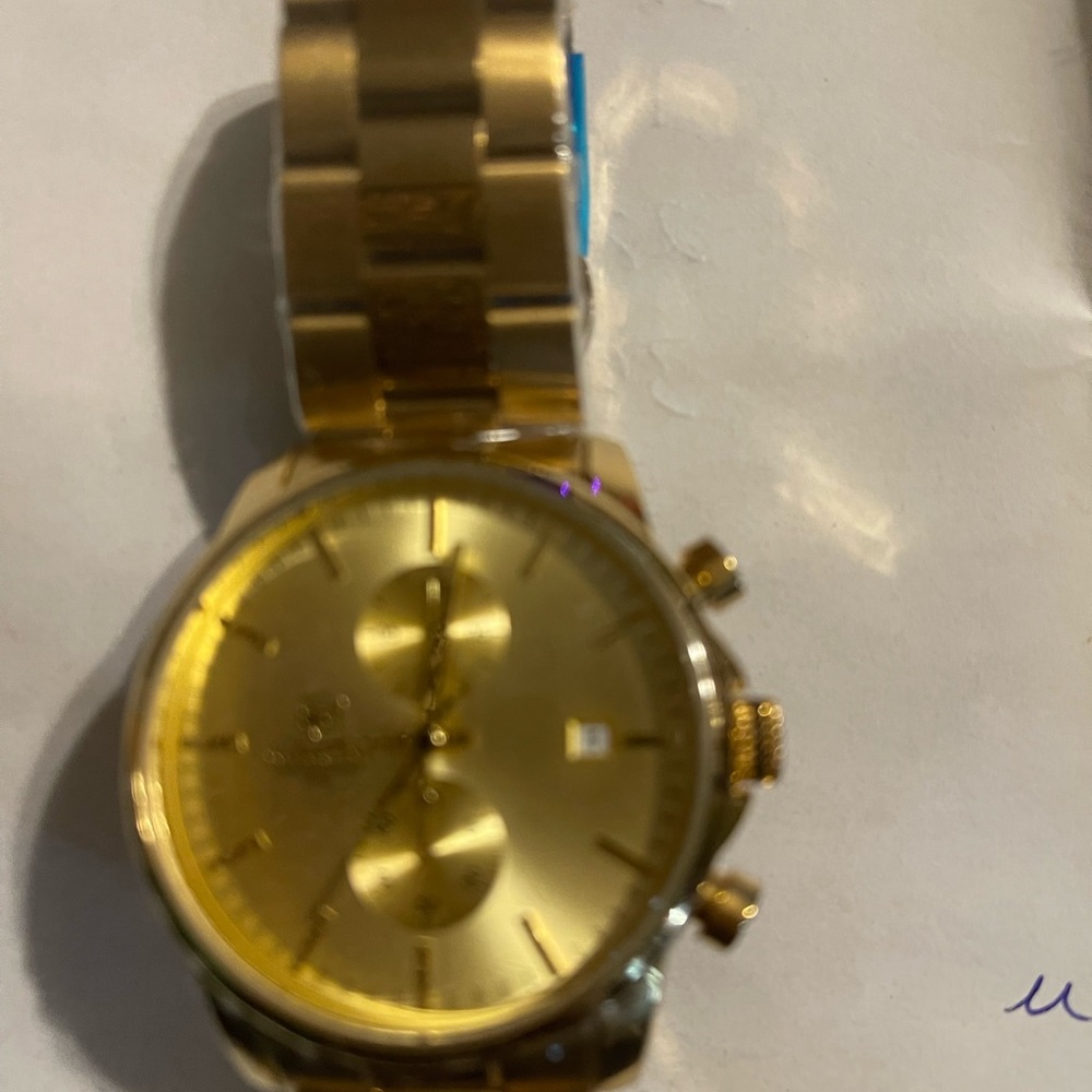 Chronograph GOLD MVMT Style CHEETAH Sport Fashion Quartz Stainless Steel Watch